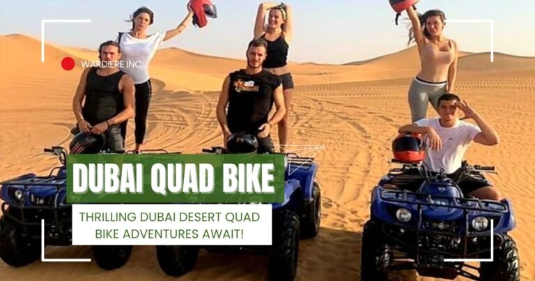 Want a Thrilling Experience Get on A Quad Bike Ride in Dubai